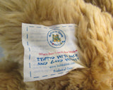 BABW Plush Bear Build-A-Bear Tan PA9859 Polyester Fiber Polypropylene Pellets -- Used