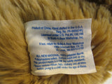 BABW Plush Bear Build-A-Bear Tan PA9859 Polyester Fiber Polypropylene Pellets -- Used