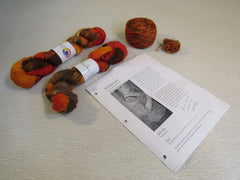 Lisa Souza BFL Sock Yarn Aww-tum 2 Skeins 1 Ball 465 Yards Each 100% Wool -- New