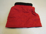 BABW Build A Bear Clothing Zip Vest Red/Black -- Used