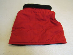 BABW Build A Bear Clothing Zip Vest Red/Black -- Used