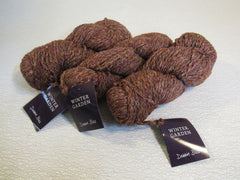 Debbie Bliss Winter Garden Yarn 3 Skeins 109 Yards Each Brown Tweed -- New