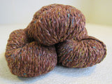 Debbie Bliss Winter Garden Yarn 3 Skeins 109 Yards Each Brown Tweed -- New