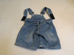 BABW Build A Bear Clothing Jean Overalls Blue Denim -- Used