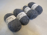 Brown Sheep Co Lambs Pride Superwash Yarn Blue Diamond 4 Skeins 200 Yards Each -- New