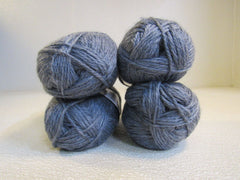 Brown Sheep Co Lambs Pride Superwash Yarn Blue Diamond 4 Skeins 200 Yards Each -- New