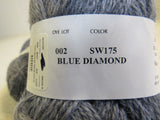 Brown Sheep Co Lambs Pride Superwash Yarn Blue Diamond 4 Skeins 200 Yards Each -- New