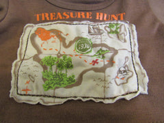 BABW Build A Bear Clothing T Shirt Brown Ages 3 & Up Treasure Hunt -- Used