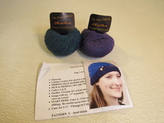 Yarns Northwest Silk and Merino Yarn Teal/Blue 2 Balls 120 Yards Each -- New