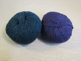 Yarns Northwest Silk and Merino Yarn Teal/Blue 2 Balls 120 Yards Each -- New