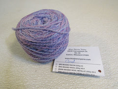 Blue Heron Yarns Soft Twist Wool Yarn 1 Ball 400 Yards Lavender/Blue/Pink Wool -- New