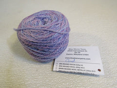 Blue Heron Yarns Soft Twist Wool Yarn 1 Ball 400 Yards Lavender/Blue/Pink Wool -- New