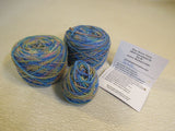 Blue Heron Yarns Beaded Wool Metallic Yarn Nebula 2 Balls 250 Yards Each Wool -- New