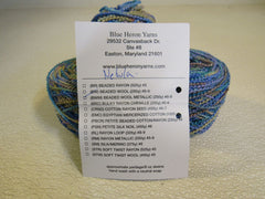 Blue Heron Yarns Beaded Wool Metallic Yarn Nebula 2 Balls 250 Yards Each Wool -- New