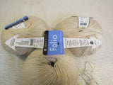 Berroco Folio Yarn Cream Pima Poo 3 Balls 219 Yards Each -- New