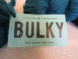 Blue Sky Super Bulky Yarn Atlantis 2 Skeins 45 Yards Each Teal -- New