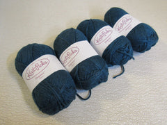 Knit Picks DK Weight Elegance Yarn Aegean 4 Skeins 110 Yards Each Teal -- New