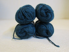 Knit Picks DK Weight Elegance Yarn Aegean 4 Skeins 110 Yards Each Teal -- New