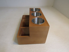 Spiretro Hair Tools Organizer Wall Mounted Tan S00117 Wood -- New