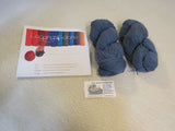 Morehouse Merino 2Ply Sport Weight Yarn Slate Blue 2 Skeins 440 Yards Each -- New