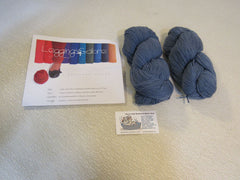 Morehouse Merino 2Ply Sport Weight Yarn Slate Blue 2 Skeins 440 Yards Each -- New