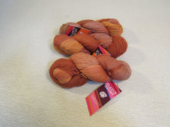 Fleece Artist Woolie Silk 3Ply Hand Dyed Yarn Amber 3 Skeins 252 Yards Each -- New