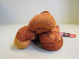 Fleece Artist Woolie Silk 3Ply Hand Dyed Yarn Amber 3 Skeins 252 Yards Each -- New