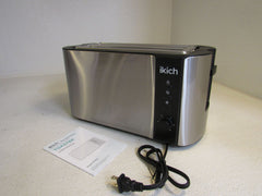 Homasy ikich 4 Slice Toaster 28-in Cord 6 Shade Settings CP144A Stainless Steel -- New