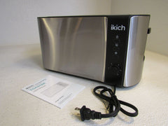 Homasy ikich 4 Slice Toaster 28-in Cord 6 Shade Settings CP144A Stainless Steel -- New