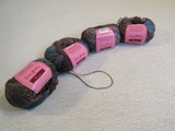 Louisa Harding Yarns Noema Yarn 4 Balls 131 Yards Each Brown/Teal/Peach/Rose -- New