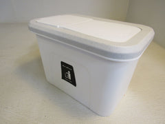 KaryHome Over Cabinet Door Waste Basket White Slide Top -- New
