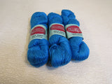 Bellatrista DK Weight Milk Yarn Zircon 3 Skeins 219 Yards Each Turquoise Blue -- New