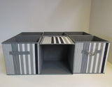 Sorbus Collapsible Storage Cubes Lot of 6 Multicolored 11-in x 10.5-in x 10.5-in -- New