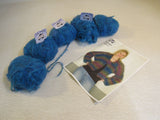Heirloom Picasso Bulky Yarn Blue 5 Balls 109 Yards Each -- New