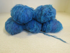 Heirloom Picasso Bulky Yarn Blue 5 Balls 109 Yards Each -- New