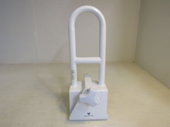 Vaunn Medical Bathtub Safety Rail Shower Grab Bar White Max User Weight 300-lbs -- New