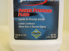 Pronto Power Steering Fluid 12-oz 355-ml Tech Select 817400 -- New
