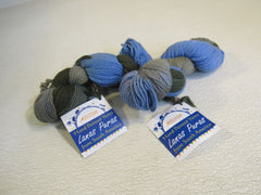 Melosa Hand Painted Lanas Puras Worsted Weight Yarn 2 Skeins 215 Yards Each -- New