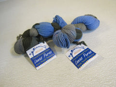 Melosa Hand Painted Lanas Puras Worsted Weight Yarn 2 Skeins 215 Yards Each -- New