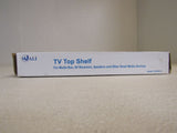 Wali TV Top Shelf For Media Box Speakers 12-in Black TSP002-B -- New