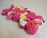 Ivy Brambles Superwash Worsted Yarn Tulips 5 Skeins 250 Yards Each Pink/Yellow -- New