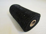 YYCraft Mesh Ribbon 6-in x 30-ft Black -- New