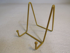 Designer 4-in Plate Picture Holder Stand Gold -- New