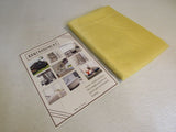 Keqiaosuocai Sheer Curtains Lot of 2 84in L x 52in W Golden Yellow Polyester -- New