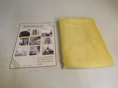Keqiaosuocai Sheer Curtains Lot of 2 84in L x 52in W Golden Yellow Polyester -- New