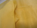 Keqiaosuocai Sheer Curtains Lot of 2 84in L x 52in W Golden Yellow Polyester -- New