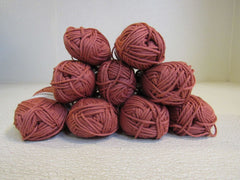 Valley Yarns Greenfield Yarn Mauve 9 Skeins 88 Yards Each -- New
