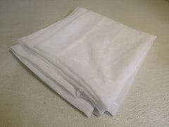 Designer Curtain 96in x 48in White Sheer Polyester -- New