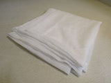 Designer Curtain 96in x 48in White Sheer Polyester -- New