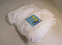 HIG Aubrey Ruffle Shower Curtain 72in x 72in White 146555 Polyester -- New